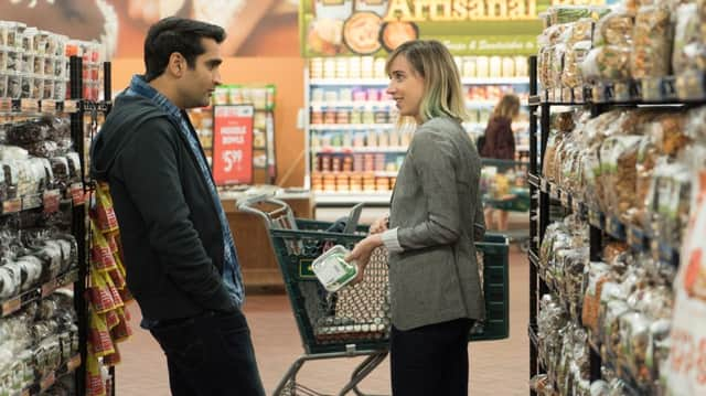 Kumail Nanjiani and Zoe Kazan in The Big Sick. Picture: Nicole Rivelli.