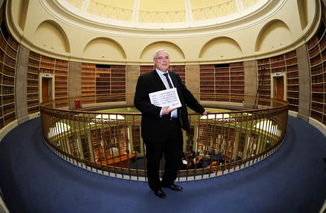 Register General Tim Ellis at General Register House. Picture: Jane Barlow