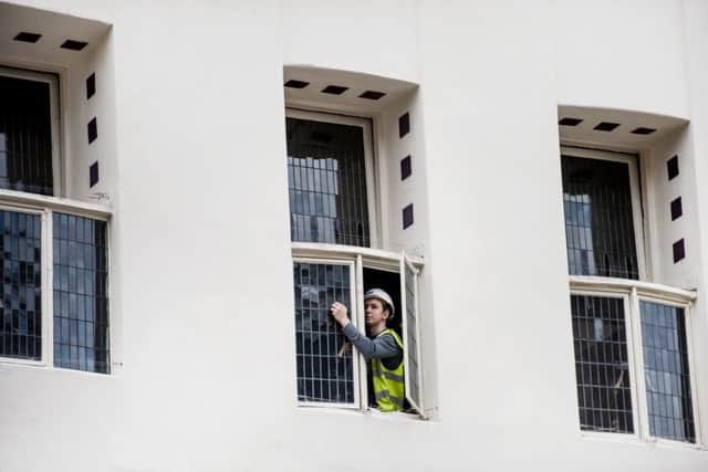 Work will now begin to restore the interior of the building. Picture: John Devlin/TSPL