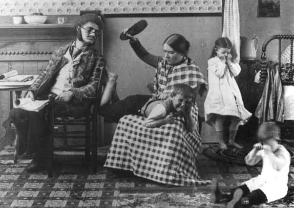 Corporal punishment in the 1890s. Picture: Hulton/Getty