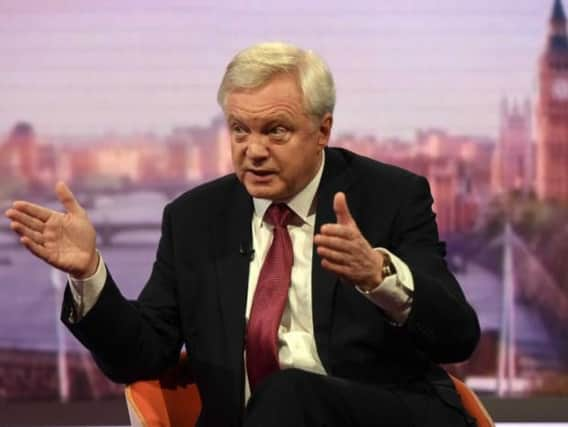 David Davis was Salmond's first guest today