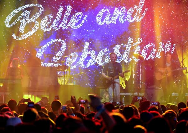 NEW YORK, NY - JULY 29:  Stuart Murdoch of Belle and Sebastian performs at the Panorama Music Festival. Picture: Nicholas Hunt/Getty Images