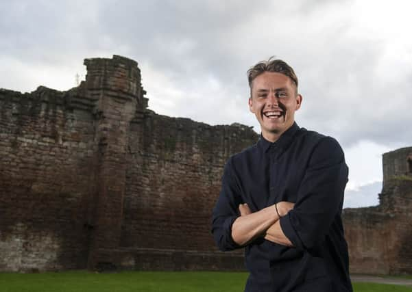 Scott Allan was all smiles ahead of Dundee's Ladbrokes Premiership trip to Aberdeen. Picture: John Devlin