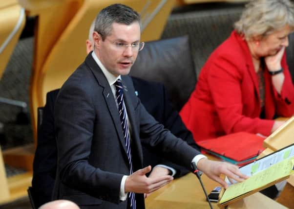 Finance Secretary Derek Mackay.