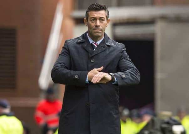 Rangers manager Pedro Caixinha. Picture: SNS