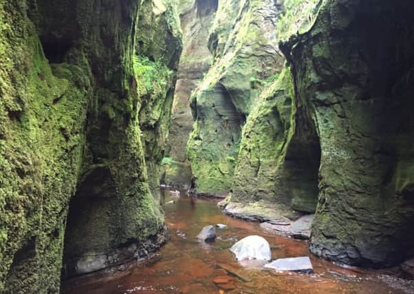 A rise in visitors to The Devil's Pulpit at Finnich Glen has been recorded. PIC: Flickr/Creative Commons