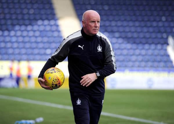 Peter Houston's Falkirk have made a disappointing start to the Championship season. Picture: Michael Gillen