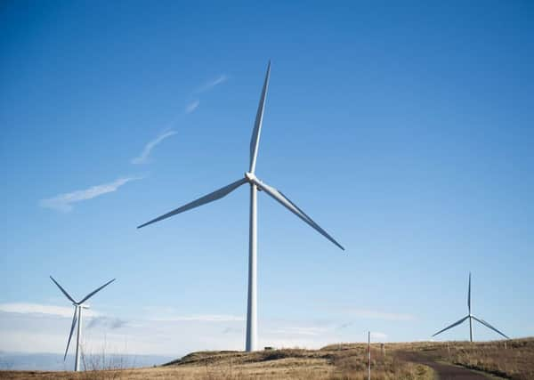 Scotland generated approximately 24 per cent of total UK renewable electricity in 2016. Picture: John Devlin