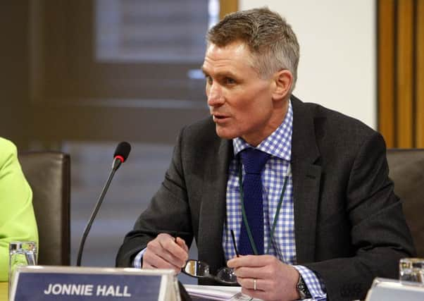 NFU Scotland policy director Jonnie Hall moved to calm the troubled waters. Picture: Andrew Cowan/Scottish Parliament