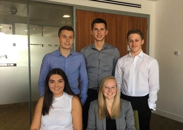 The apprentices who helped Gorgie Farm. Picture: Supplied