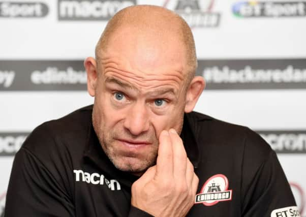 Edinburgh head coach Richard Cockerill has made seven changes. Picture: Bill Murray/SNS/SRU