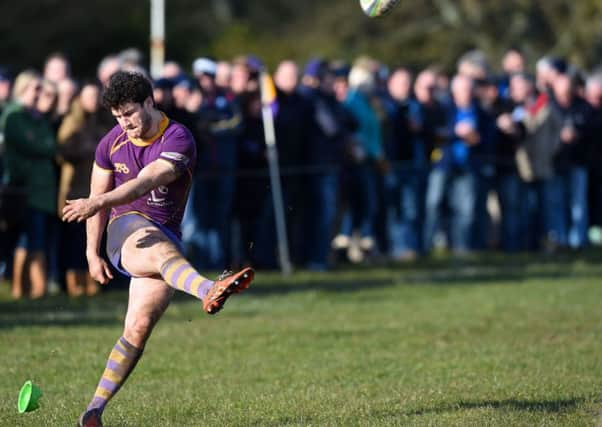 Colin Sturgeon celebrated his 100th game in a row. Picture: Gary Hutchison/SNS