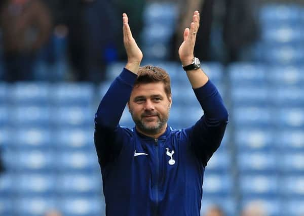 Mauricio Pochettino wanted to talk about Hibs winning the Scottish Cup when he met Alan Stubbs. Picture: AFP/Getty Images