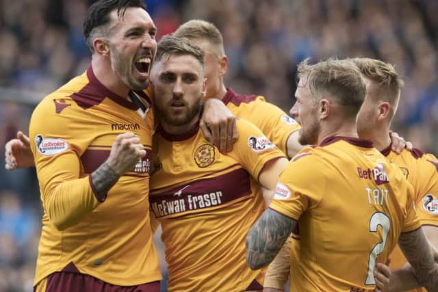 Ryan Bowman, left, says Motherwell were motivated by Rangers' disrespect. Picture: SNS