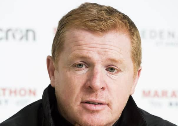 Hibernian head coach Neil Lennon. Picture: