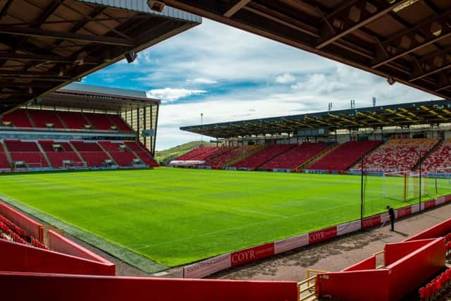 A general view of Pittodrie Stadium. Tom Crotty's investment will partially go towards funding a new stadium for the Dons. Picture: SNS Group