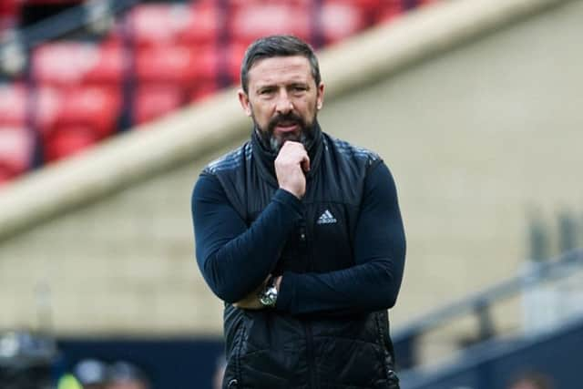 Derek McInnes, manager of Aberdeen. Picture: John Devlin