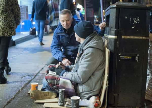 Street Pastors Stuart Crawford in Glasgow Â© Martin Hunter