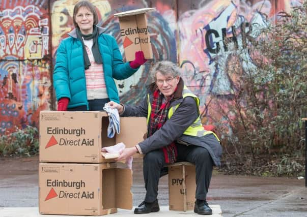 Packaging that can be turned into useful furniture (Picture: Ian Georgeson)