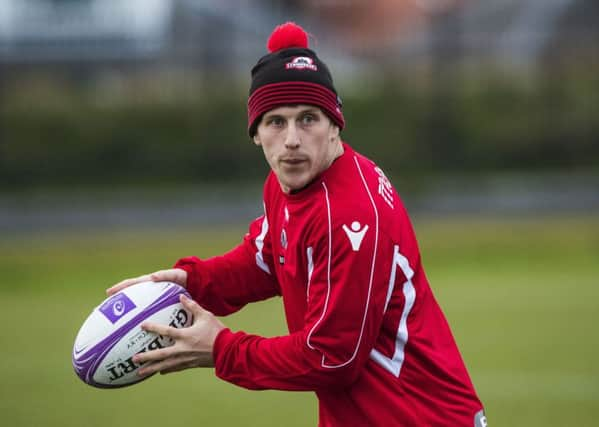 Edinburgh's Mark Bennett during a training session. Picture: Gary Hutchison/SNS/SRU