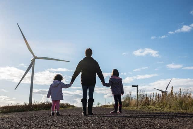 Whitelee windfarm near Glasgow, one of the biggest in the UK. Picture: John Devlin