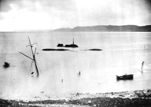 The remains of HMY Iolaire which struck rocks just 20 yards from shore on January 1 , 1919 killing around 200 servicemen as they returned to the Western Isles from World War One. PIC: Contributed.