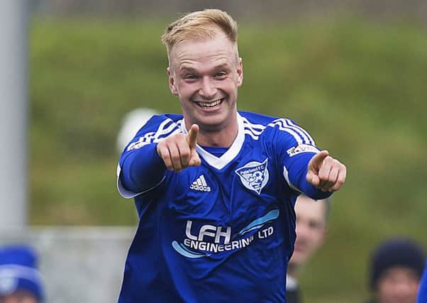 Peterhead's Jordon Brown netted a late winner against Cowdenbeath. Picture: SNS/Graham Stuart