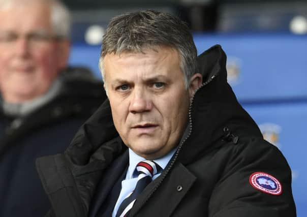 Rangers director of football Mark Allen. Picture: SNS