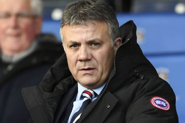 Rangers director of football Mark Allen. Picture: SNS