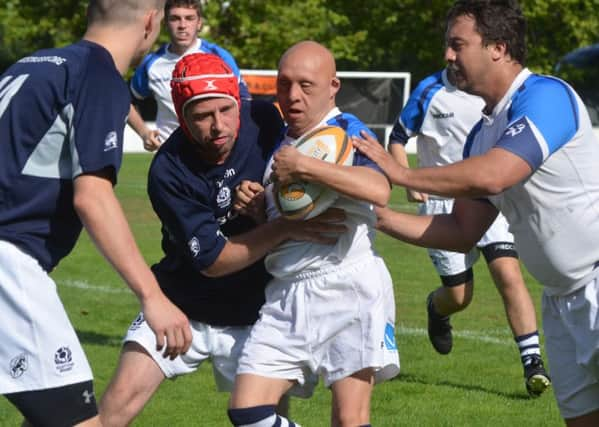 Scotland's Clan take on Argentina. Picture: