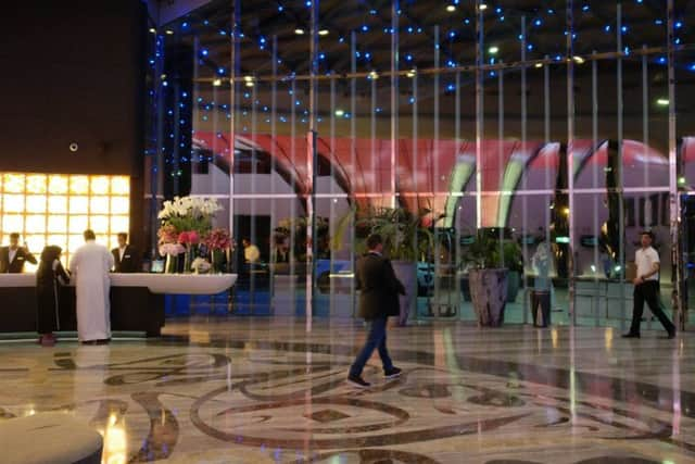 Lobby at ART Rotana. Picture: David McLean