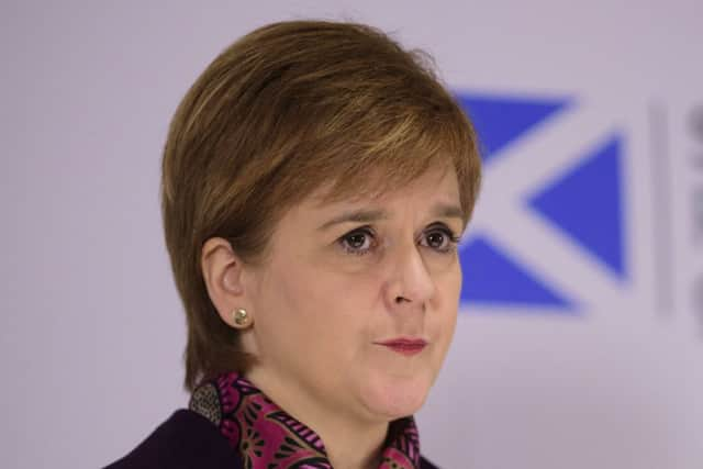 First Minister Nicola Sturgeon