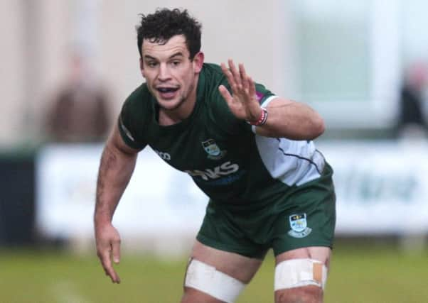 John Hardies return from suspension lasted just 13 minutes, before he was forced off with a lip gash. Picture: SNS/SRU