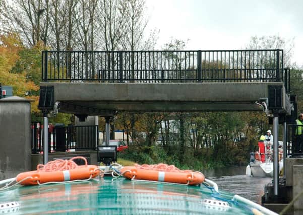 Bonnybridge lifting bridge: Picture: Scottish Canals