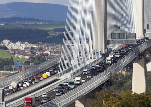 Peak hour congestion eased across Scotland's major cities last year. Picture: TSPL