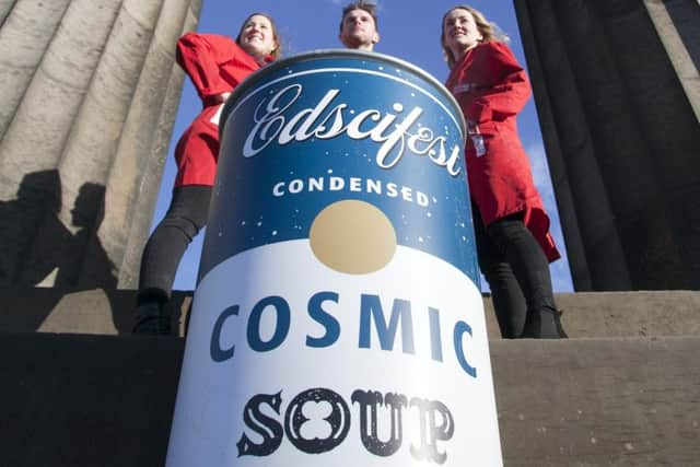 Emily Raemaekers, James Thomas and Eilidh Dunnet launch the event programme in Edinburgh. Picture: TSPL