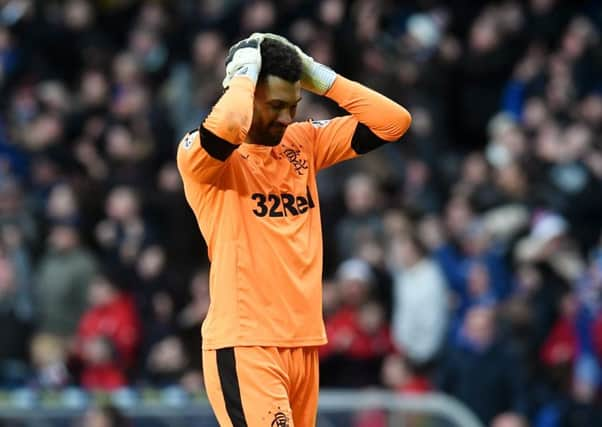 Rangers goalkeeper Wes Foderingham. Picture: SNS