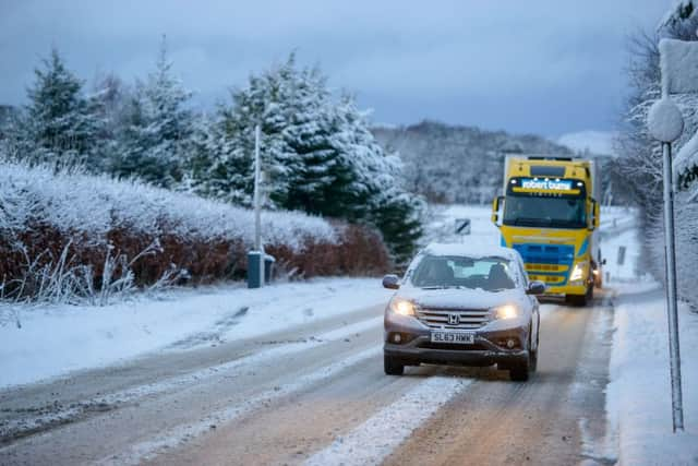 Snow in Penicuik. Picture; Ian Georgeson