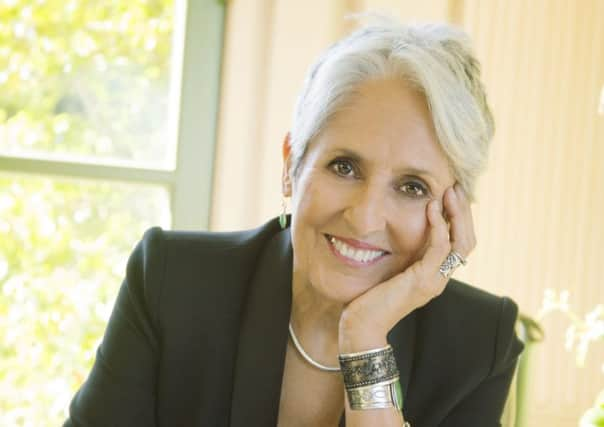 Joan Baez: "an elegant torchbearer for human decency."