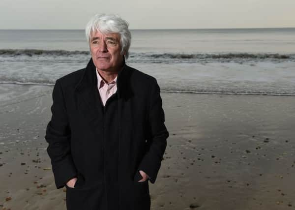 Former Hibs, Arsenal, Motherwell and Hearts star Peter Marinello on Boscombe beach near his home in Bournemouth. Picture Andy Hooper/Rex