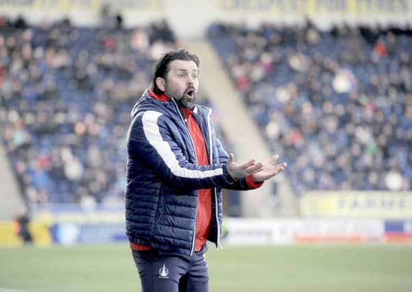 Falkirk manager Paul Hartley. Picture: Michael Gillen