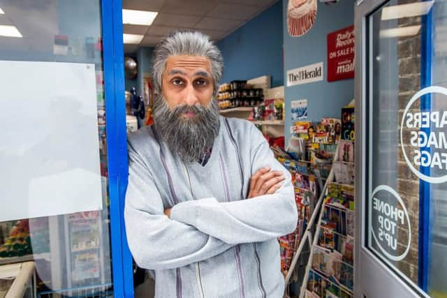 Sanjeev Kohli as Navid. Picture:  (C) BBC Studios: Alan Peebles