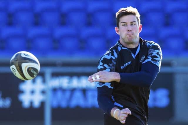 DTH van der Merwe training at Scotstoun. Picture: SNS/SRU