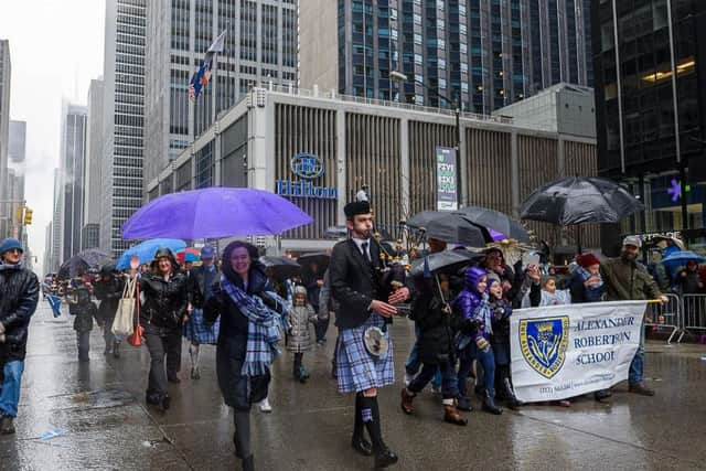 The annual Tartan Day parade will take place in New York on 6 April. Pic: Contributed