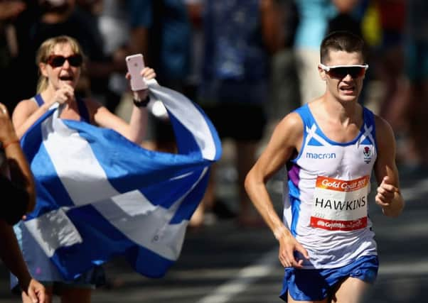 Callum Hawkins thanked fans for their support. Picture: Phil Walter/Getty Images