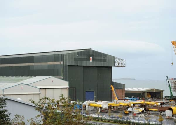 BiFab at the Fife Energy Park in Methil 
Photo ; WALTER NEILSON