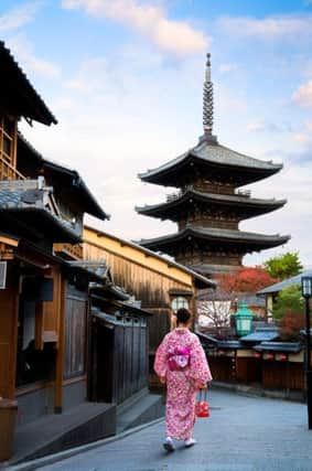 Sannen Zaka Street in the Morning, Kyoto, Japan