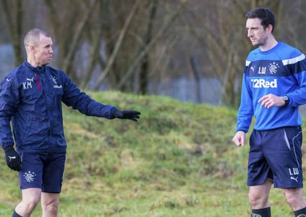 Kenny Miller, left, and Lee Wallace could both be on their way out of Ibrox this summer. Picture: SNS Group