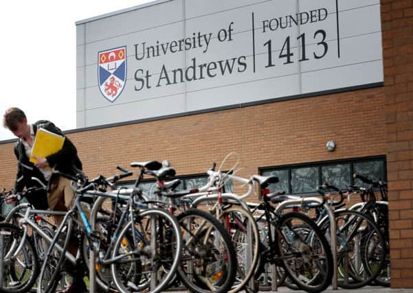 The University of St Andrews is top in Scotland and one of the five leading universities in the UK. Picture: Jane Barlow/PA Wire