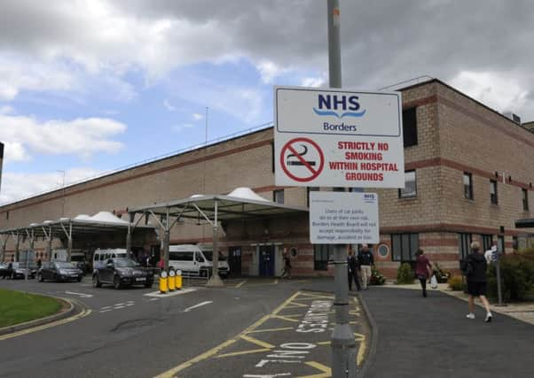 The Borders General Hospital at Melrose.